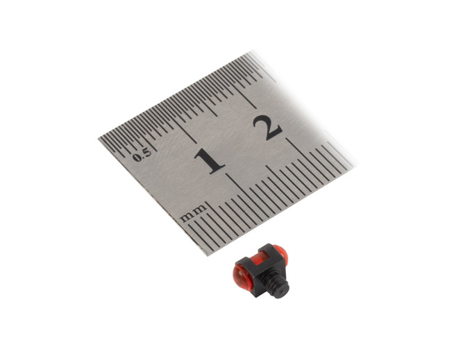 Мушка оптоволоконная Nimar 600.0004.3 D=3 мм Резьба 3 мм Красный