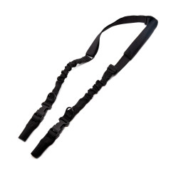 Ремень оружейный PMX Tactical PMX-12 II на 2 точки с амортизатором Чёрный