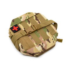 Аптечка тактическая Rusforce Emergency для хранения медикаментов 20x15x8 см Мультикам