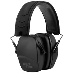 Наушники пассивные ShotTime 16 с поролоновыми амбушюрами NRR 25 ДБ Чёрный