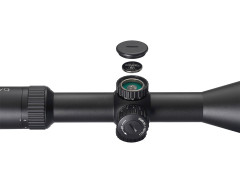 Прицел оптический Gaut Nephrite 3-12x56 Сетка 61 (Half MD) / Подсветка красная