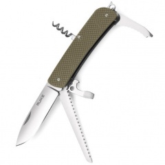 Нож складной Ruike L32-G Клинок 8.5 см с дополнительными функциями Зелёный