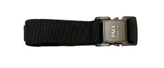 Ремень брючный PMX-83 с металлической застёжкой Чёрный