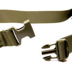 Ремень оружейный PMX Tactical PMX-11 II на 1 точку с амортизатором Зелёный