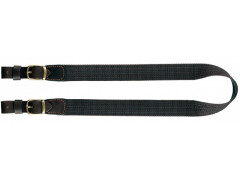 Ремень оружейный VEKTOR Р-7-25Ч без антабок из полиамидной ленты Чёрный