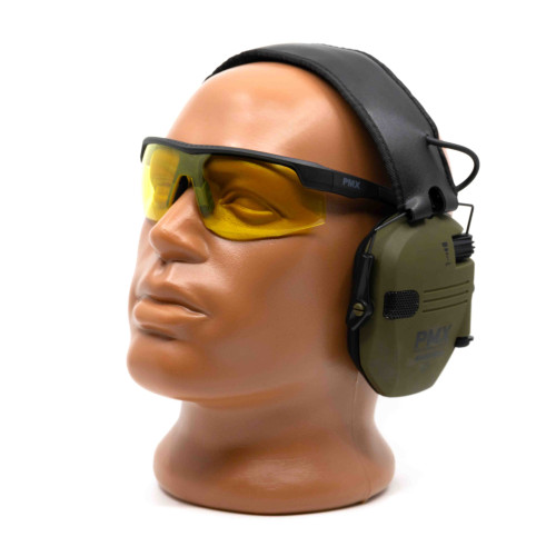 Наушники активные стрелковые PMX Shooter 26-82 ДБ Зелёный