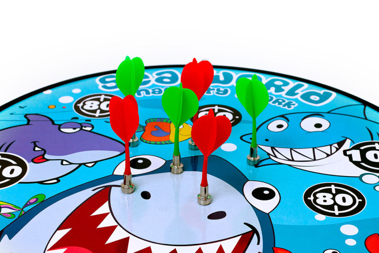 Набор Stinger 2 в 1 "Морской мир" для дартса с дротиками 12 шт D=43 см