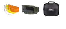 Очки-маска баллистические тактические PMX Storm GG-800SDT KIT ANTI-FOG Прозрачные 96% Жёлтые 89% Оранжевые 51% Серые 23%
