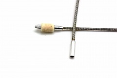 Шомпол гибкий ЧИСТОGUN CHS-2S-100 универсальный для .22 - 12 калибра Мама 8/32 D=5 мм L=100 см Сталь