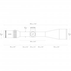 Прицел оптический Hawke Sidewinder 30 8-32X56 IR SFP SF WP (17270) Сетка Half Mil