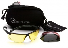 Очки баллистические стрелковые Pyramex DUCAB2 DUCAB2-KIT Anti-fog с 4-мя линзами 96% / 89% / 23% / 10%