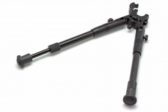 Сошки телескопические Leapers UTG TL-BP08S-A с креплением на Ствол