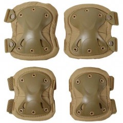 Комплект защиты PMX C-23 с наколенниками и налокотниками Койот