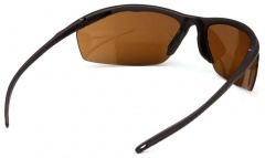 Очки баллистические стрелковые Pyramex Zumbro VGSBR218T Anti-fog Коричневые 23%