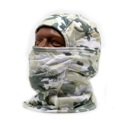 Маска балаклава RusForce Winter зимняя трикотажная 4 в 1 Мультикам (Белый)