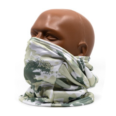 Маска балаклава RusForce Winter зимняя трикотажная 4 в 1 Мультикам (Белый)