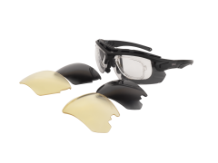 Очки баллистические стрелковые PMX Rebel G-9600STRX KIT ANTI-FOG Прозрачные 96% Жёлтые 89% Серые 23%