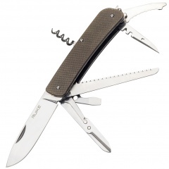 Нож складной Ruike L42-G Клинок 8.5 см с дополнительными функциями Зелёный