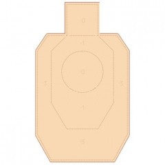 Мишень бумажная Стикхант IPSC 739/10 для внутренних и наружных стрельб 760x460 мм 10 шт