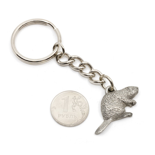 Брелок GG Harris Бобер Олово