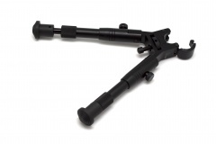 Сошки телескопические Leapers UTG TL-BP18S-A с креплением на Ствол