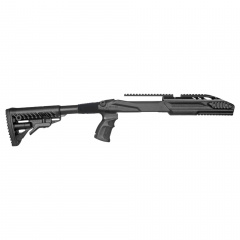 Ложе с нескладным прикладом GLR16 Fab Defense M4 PRO R10/22 для Ruger 10/22 Черное