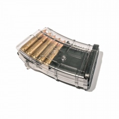 Магазин Pufgun SGA762 для АК / ВПО / Сайга 7.62х39 без сухаря (для оружия с сухарем) на 10 патронов Прозрачный