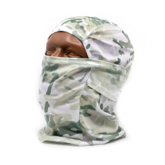 Маска балаклава RusForce Aircap летняя 4 в 1 Белый Мультикам