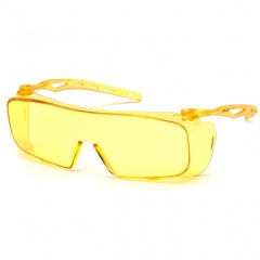 Очки на очки баллистические стрелковые Pyramex Cappture S9930ST Anti-fog Diopter Жёлтые 89%