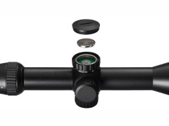 Прицел оптический Gaut Quartz 4-12x50 AO Сетка 2 (Mil-Dot) / Подсветка красная