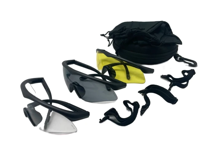 Набор баллистических стрелковых очков 5300 Прозрачные 96% Жёлтые 89% Серые 23%