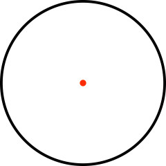Прицел коллиматорный Holosun EPS Carry 1X19.5X14.7 IR FP Закрытый DOT 1 MOA
