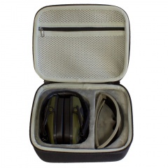 Чехол жесткий PMX KIT Case для наушников и очков Черный