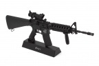 Модель сувенирная в виде оружия Microgun L M4A1 RIS с ручкой стандартный приклад оптический прицел
