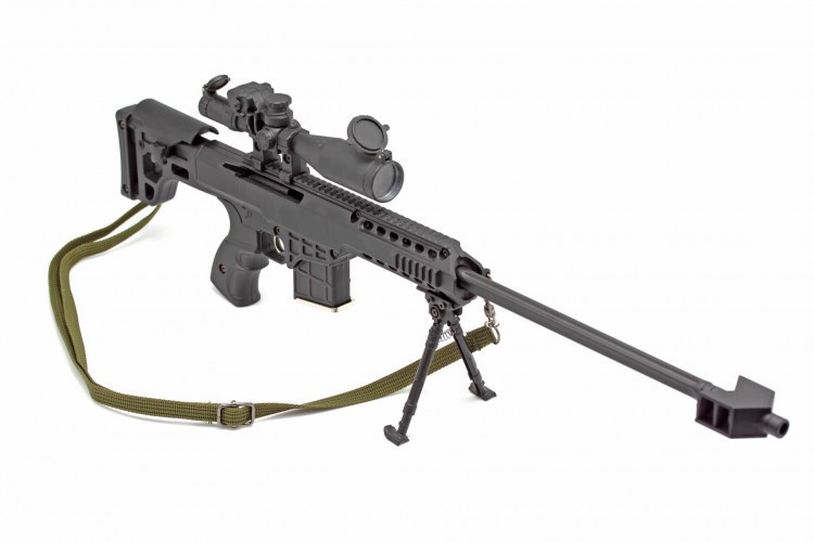 Модель сувенирная в виде оружия Microgun XL Barrett M82 Снайперская винтовка Черная