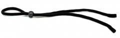Шнурок для стрелковых очков из ткани 76 см Черный