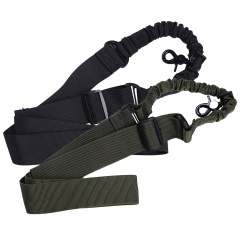 Ремень оружейный PMX Tactical PMX-11 на 1 точку с амортизатором Чёрный