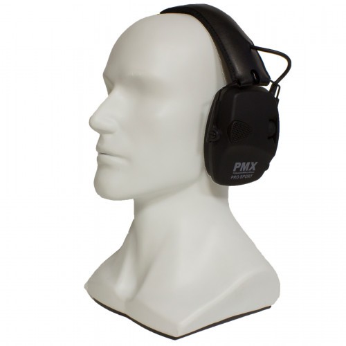 Наушники активные стрелковые PMX Pro Sport 22-82 ДБ Черный