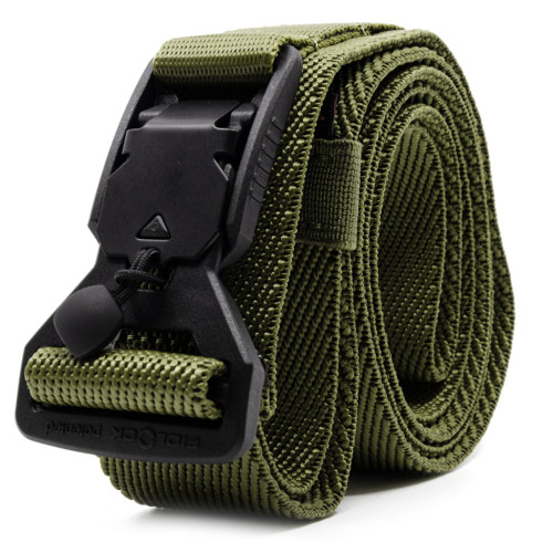 Ремень брючный тактический Долг Флекс регулируемый с магнитной пряжкой Хаки