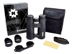 Бинокль Konus Mission-HD 8x42 WA Roof-призмы Bak-4 Open Bridge Wide Angle