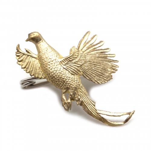Значок Фазан Латунь
