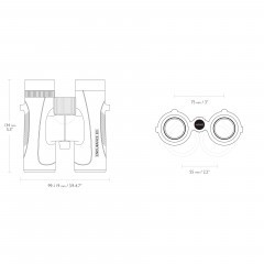 Бинокль Hawke Endurance ED 8X32 WP (36201) Roof | BAK-4