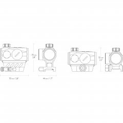 Прицел коллиматорный Hawke Red Dot Sights Endurance 1X25 IR FP WP (12127) Закрытый DOT 3 MOA