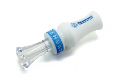 Манок духовой на утку крякву Stickhunt ArtCalls Perehvat 1 лепесток Прозрачный / Белый