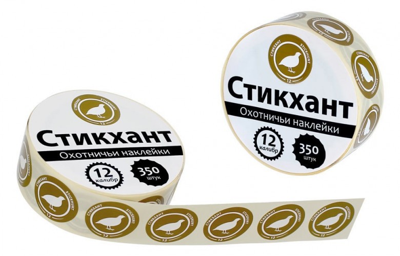 Наклейки на патроны Стикхант Шайба (Перепел)