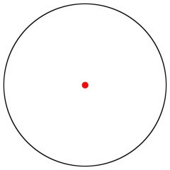 Прицел коллиматорный ВОМЗ Пилад P 1х42 Открытый на Вентилируемую планку