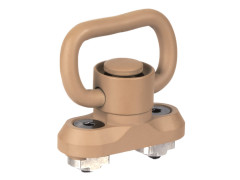 Антабка быстросъёмная ShotTime QD на M-LOK для ремня 3.2 cм песочный