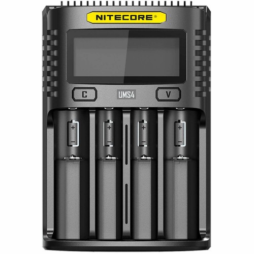Зарядное устройство Nitecore UMS4 на 4 канала с LCD дисплеем