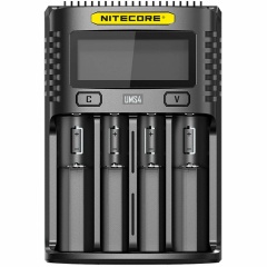 Зарядное устройство Nitecore UMS4 на 4 канала с LCD дисплеем