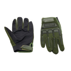 Перчатки тактические Oval RX полноразмерные прорезиненные Хаки